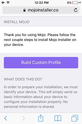 mojo-installer-build-custom-profile