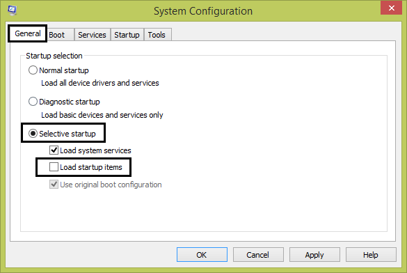 system configuration