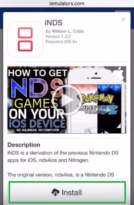 iNDS iOS 11 Download