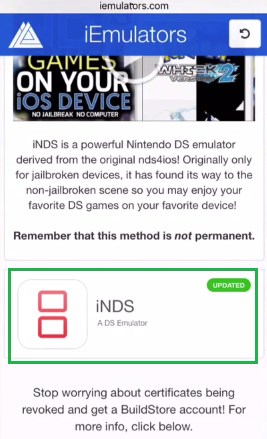 iNDS iOS 11