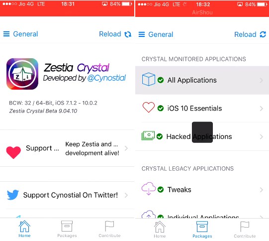 Zestia Crystal iOS App