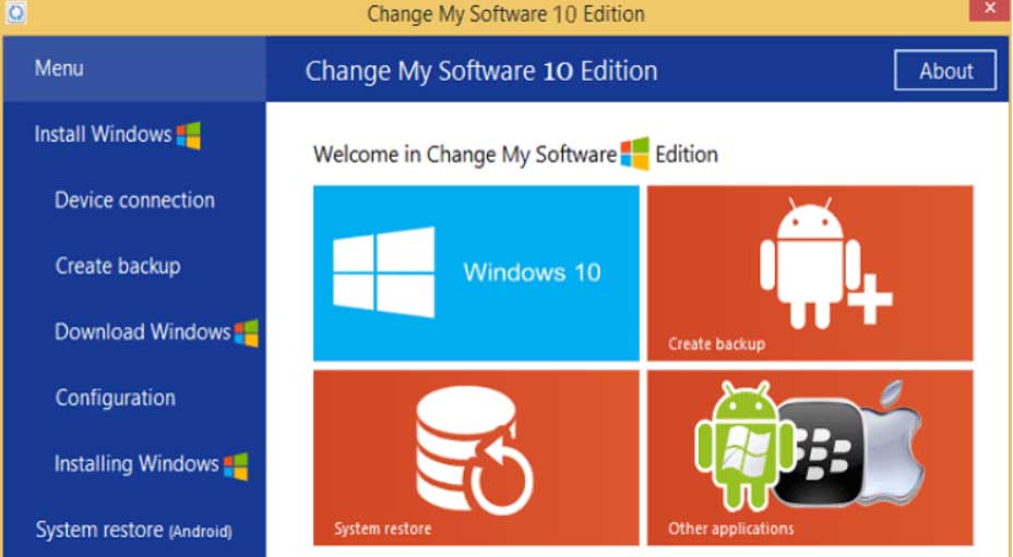 Change My Software 10 edition No Survey Free Download